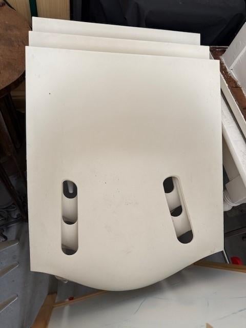 STARCK DR. YES TUINSTOELEN (SET VAN ZES; WIT/BEIGE), Enlèvement, Comme neuf, Synthétique