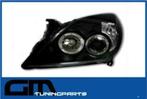 # Angel eyes koplampen opel vectra C2 # zwarte uitvoering, Neuf, -, Opel, -