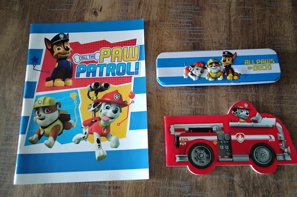 Paw Patrol Schrijfsetje, Ophalen of Verzenden, Zo goed als nieuw