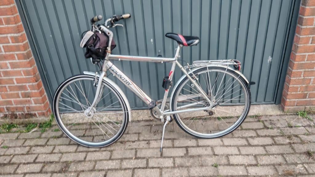 Heren fiets aluminium frame, Fietsen en Brommers, Fietsen | Racefietsen, Ophalen, Gebruikt, Aluminium, Heren