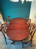 Mahonie eettafel +stoelen, Enlèvement