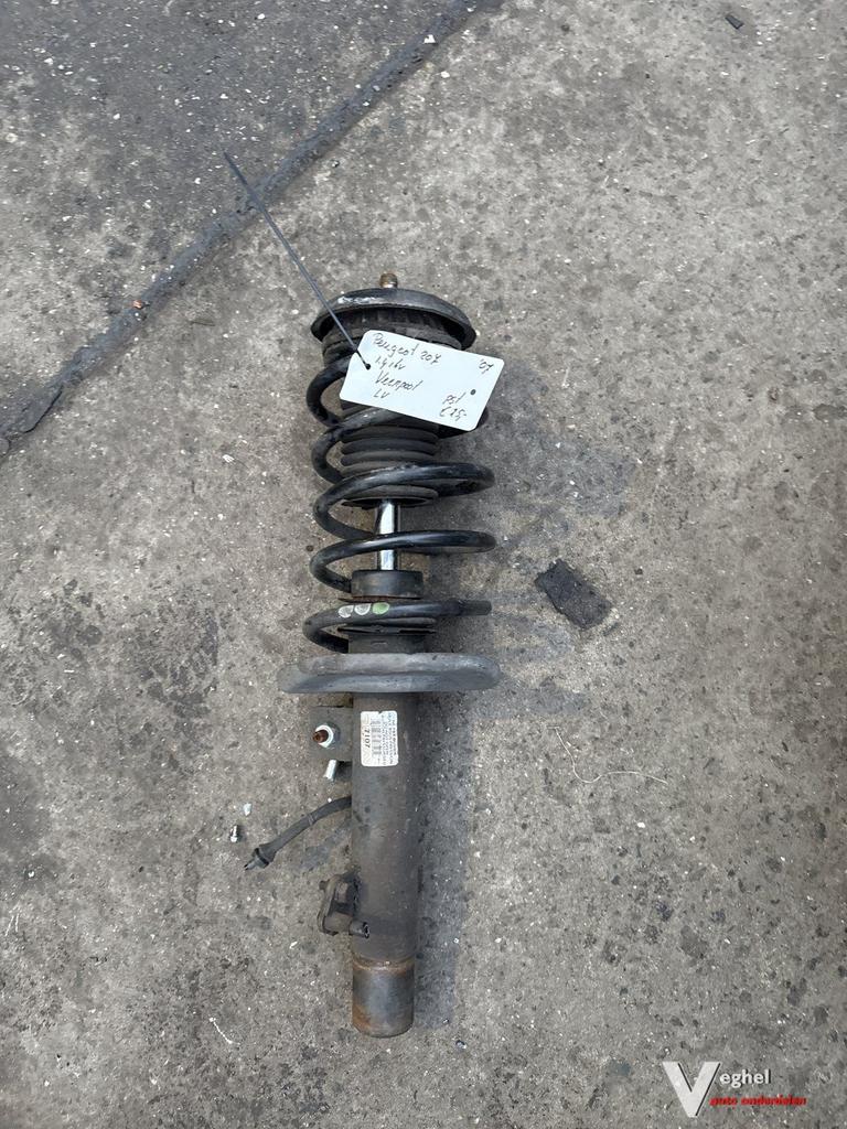 Peugeot 207 1.4 16 v  Veerpoot Linksvoor of Rechtsvoor locat, Auto-onderdelen, Ophanging en Onderstel, Gebruikt, Ophalen of Verzenden