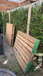2 houten paletten, Moins de 200 cm, Autres essences de bois, Enlèvement, Utilisé