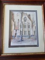 Kader Begijnhof Brugge Anton Piek, Antiek en Kunst, Kunst | Tekeningen en Fotografie, Ophalen