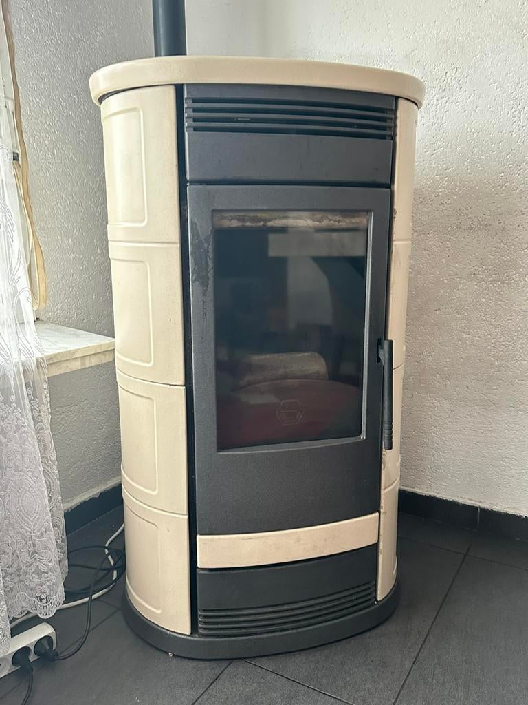 Bleu fire 12 kw pelletkachel, Ophalen, Zo goed als nieuw, Pelletkachel