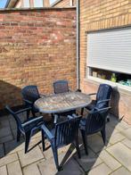 6 stoelen en tafel gratis, Ophalen