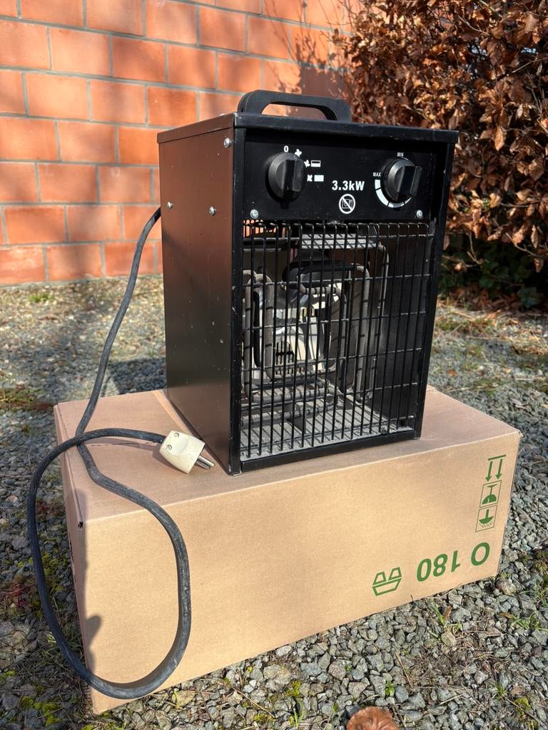 Werkplaatskachel ventilatorkachel, Doe-het-zelf en Bouw, Ophalen, Zo goed als nieuw