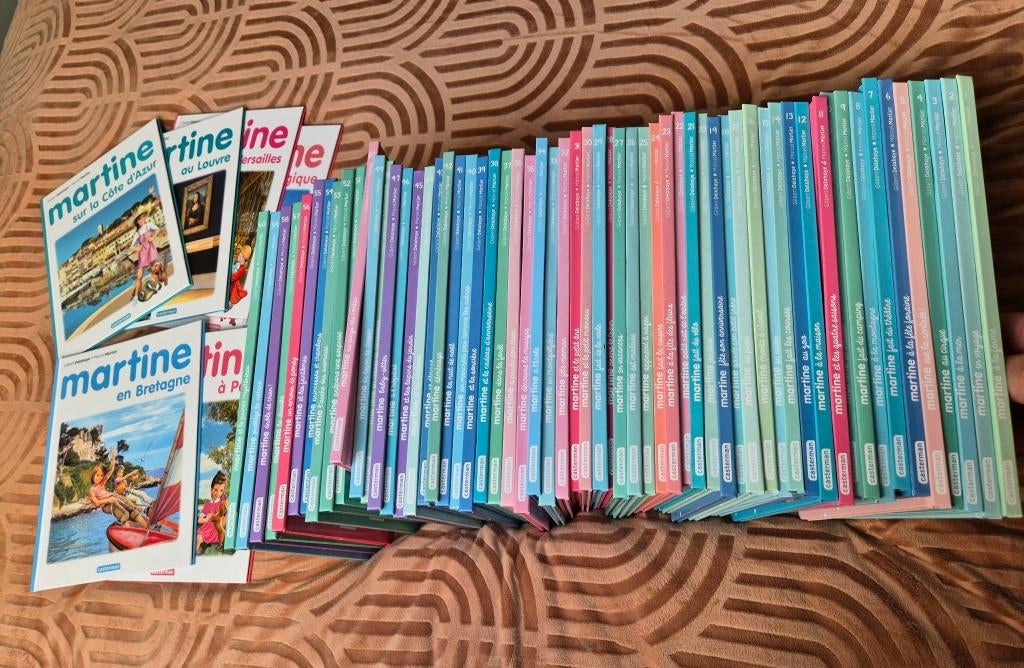 martine Boeken ( Frans ) volledige reeks 60 st + 5 st  nieuw, Ophalen, Nieuw, Gilbert Delahaye en  marcel marlier, Non-fictie