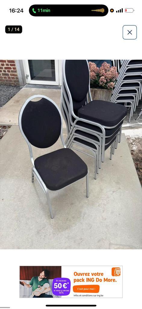 Lot de chaises empilables, Articles professionnels, Horeca | Autre, Enlèvement