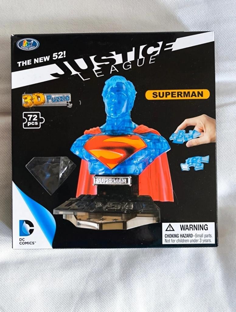 Superman 3D-puzzelfiguur gloednieuw in verzegelde doos Look, Ophalen of Verzenden