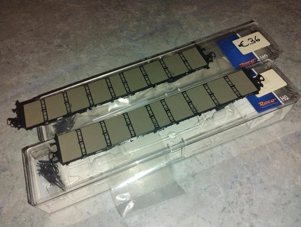 Roco H0 DB 2 ranchwagens, Hobby en Vrije tijd, Modeltreinen | H0, Gelijkstroom of Wisselstroom, Wagon, Ophalen of Verzenden, Roco