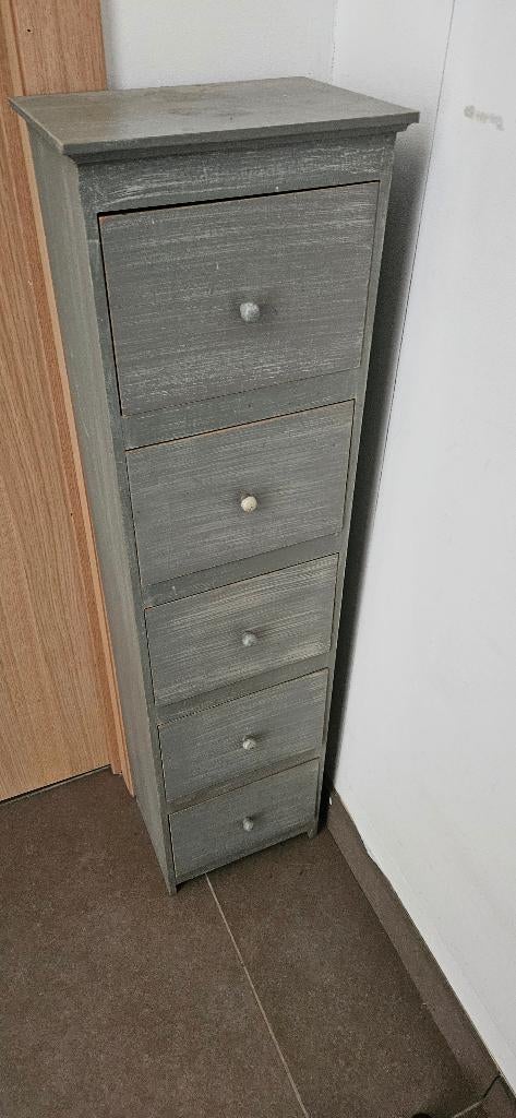 Kastje met 5 lades, Ophalen, Minder dan 50 cm, Gebruikt, 5 laden of meer