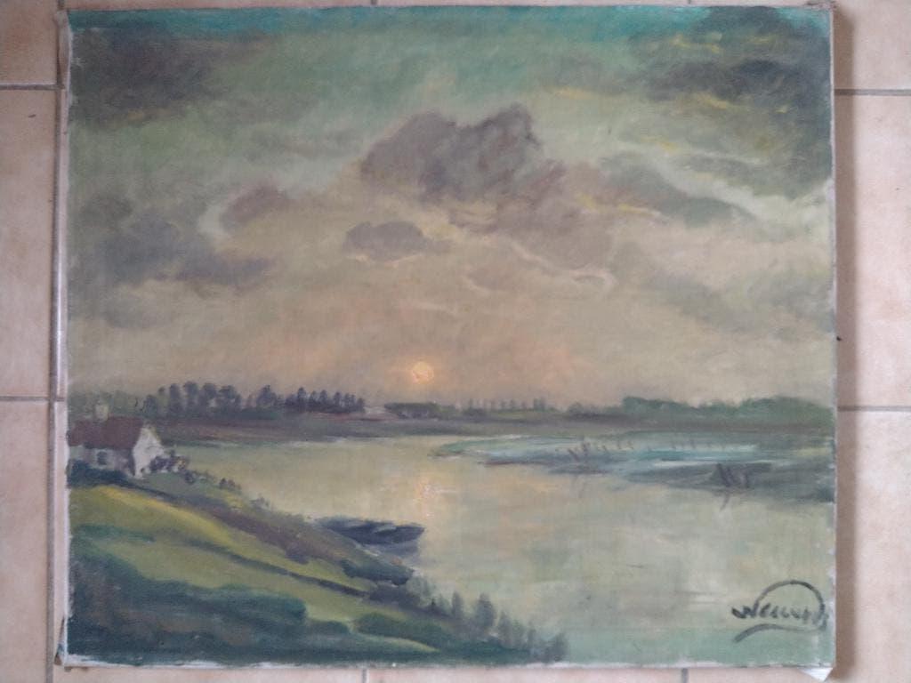 william clevers, Antiek en Kunst, Kunst | Schilderijen | Klassiek, Ophalen of Verzenden