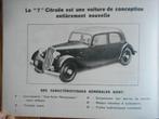 vieux manuel Citroën traction 7 et 11 auto oldtimer 20€, Autos, Particulier, Achat