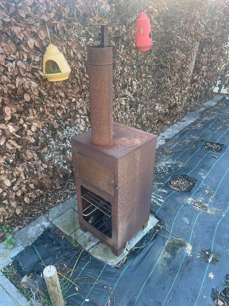 Pizzaoven/tuinkachel, Tuin en Terras, Tuinhaarden, Zo goed als nieuw, Ophalen