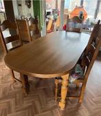 Eiken eetplaats, Ophalen, Gebruikt, Klassiek, 4 tot 6 stoelen