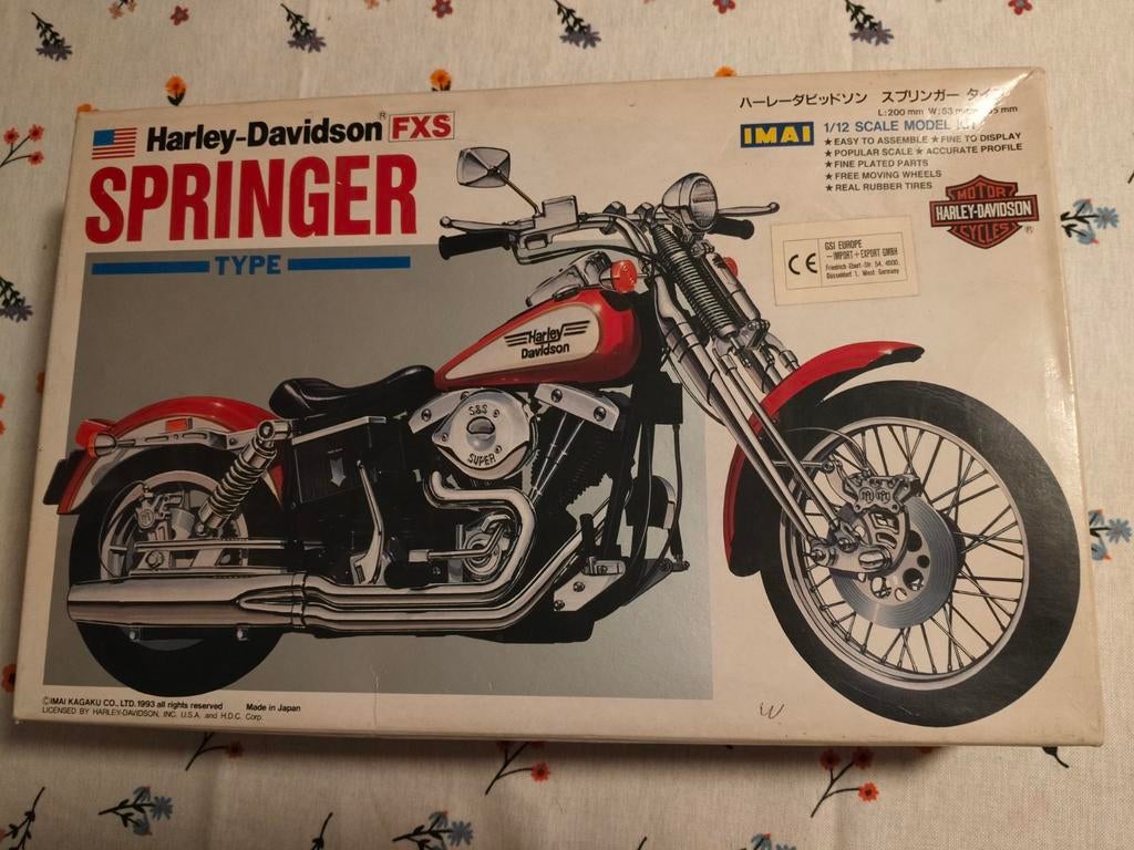 IMAI Harley Davidson Springer, Hobby & Loisirs créatifs, Modélisme | Voitures & Véhicules, Enlèvement ou Envoi