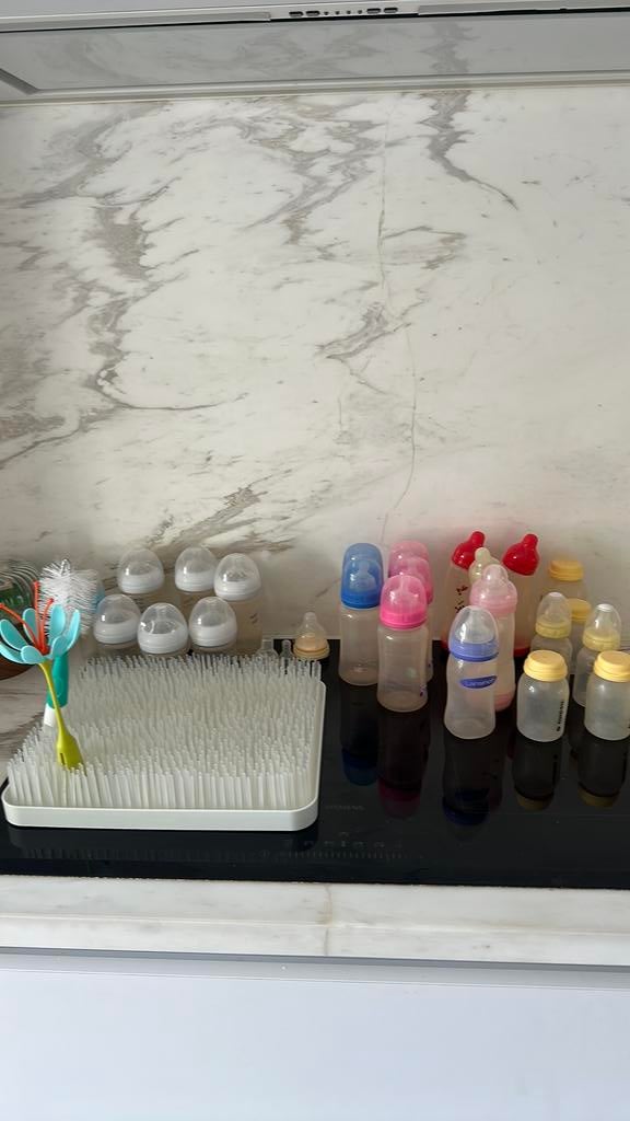 Uitzet babyflessen, Ophalen, Gebruikt