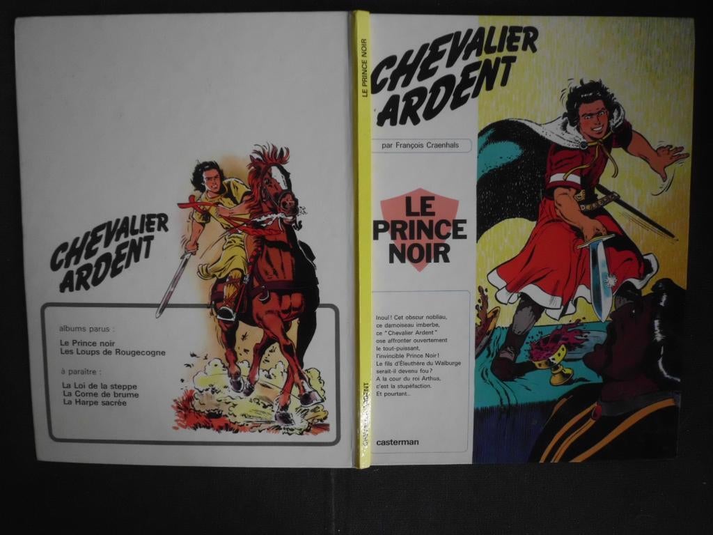 chevalier ardent: le prince noir E.O. 1970 craenhals, Livres, BD, Enlèvement ou Envoi, Une BD, François Craenhals, Utilisé