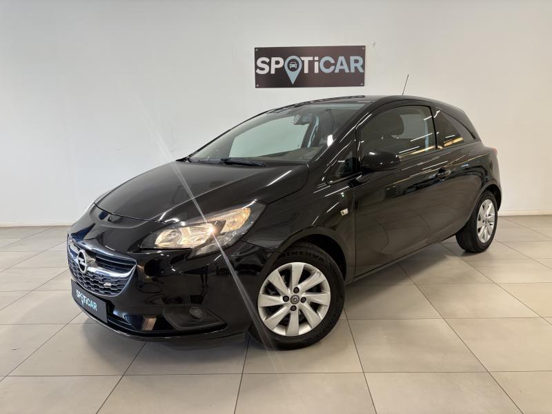 Opel Corsa E - GPS, Auto's, Cruise Control, Zwart, 3 deurs, https://public.car-pass.be/vhr/77309a97-76e9-4aec-8adf-4b6187e091cd