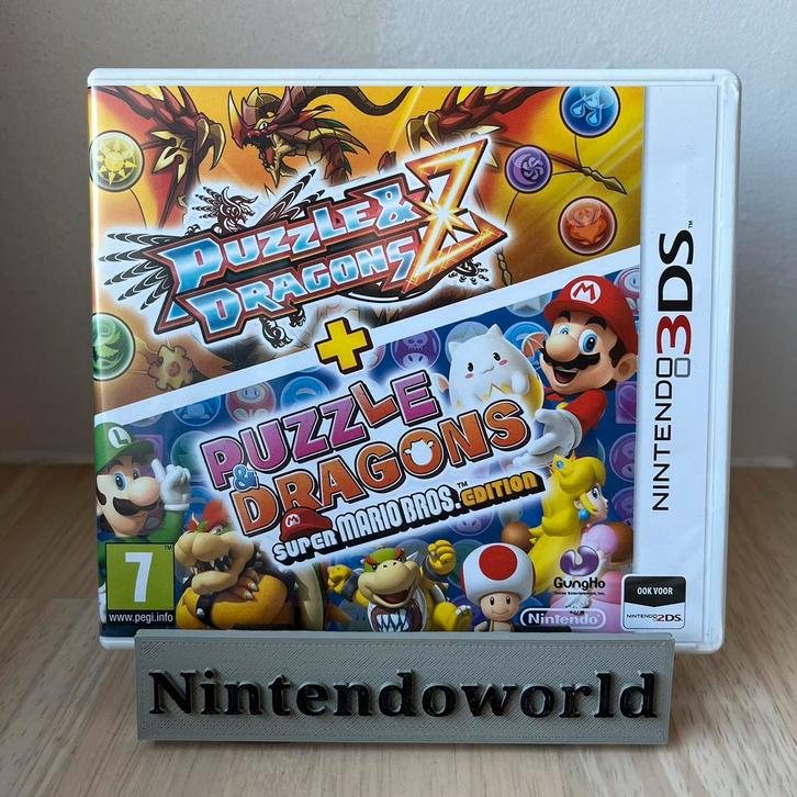 Puzzle & Dragons Z + Puzzle & Dragons Super Mario (3DS), Games en Spelcomputers, Games | Nintendo 2DS en 3DS, Zo goed als nieuw