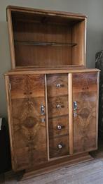 Art Deco barkast / drankkast in wortelnotenfineer, Enlèvement