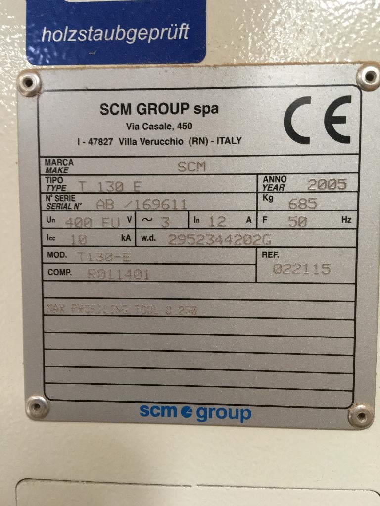 Toupi SCM T130E, Doe-het-zelf en Bouw, Gereedschap | Freesmachines, Gebruikt, Elektrisch, Overige soorten, Ophalen