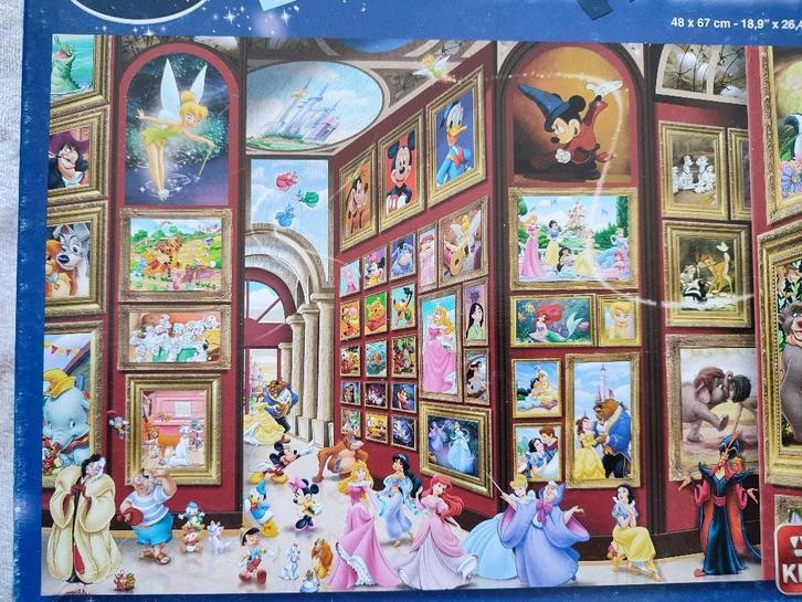Collector: puzzel Disney Art Galery. King, 1000 stukjes, Hobby en Vrije tijd, Denksport en Puzzels, Gebruikt, Legpuzzel, 500 t/m 1500 stukjes