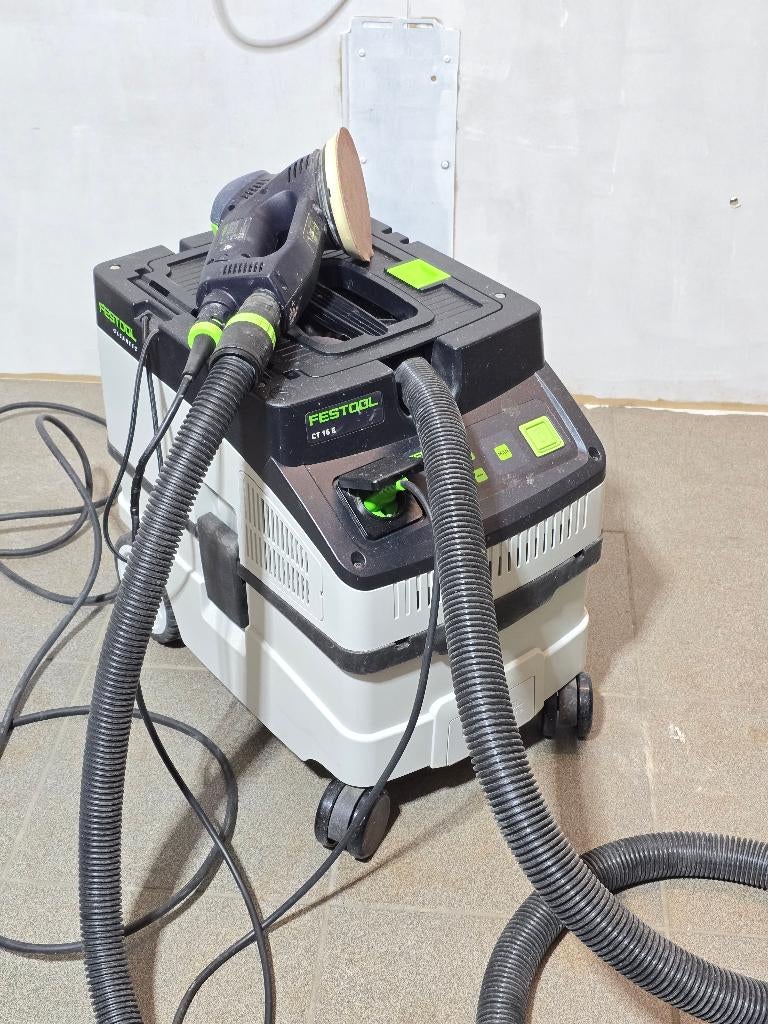 Festool Rotex RO 125 FEQ + CT 15 E stofzuiger – profi set, Bricolage & Construction, Outillage | Ponceuses, Enlèvement, Utilisé