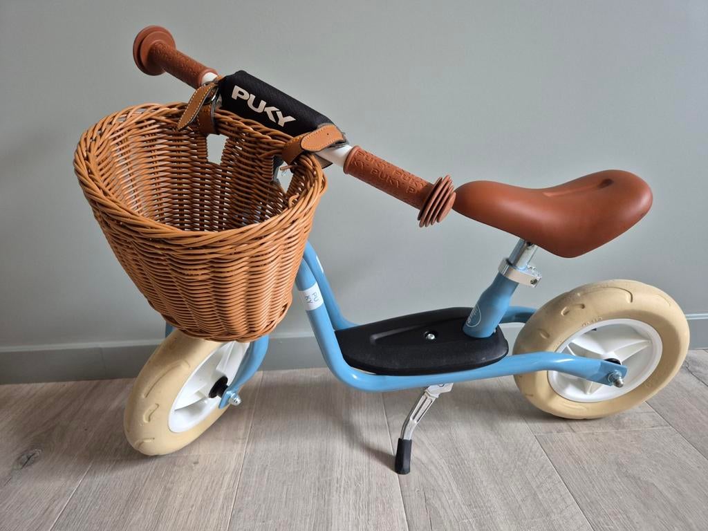 PUKY loopfiets Starter Classic retro blauw, Ophalen of Verzenden, Zo goed als nieuw, Loopfiets