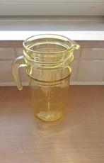 Vintage Schenkkan / Sapkan  in Geel Glas - Nieuw, Verzamelen, Ophalen of Verzenden, Nieuw, Overige typen