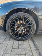 Audi MAM zwart glans 19” velgen met banden, Auto-onderdelen, Banden en Velgen, Ophalen, 19 inch, Band(en)