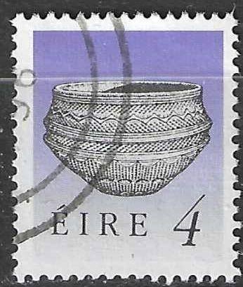 Irlande 1990 - Yvert 728 - Patrimoine et trésors (ST), Envoi, Affranchi