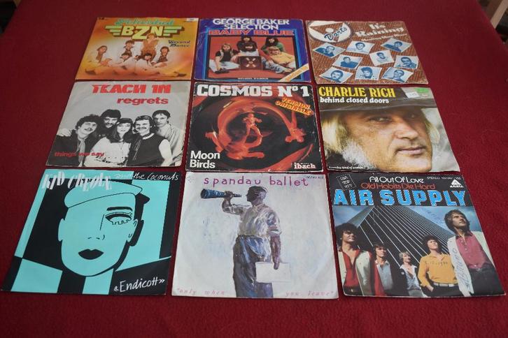 45t's wat je ook maar zoekt, snuister hier eens, Cd's en Dvd's, Vinyl | Pop, Zo goed als nieuw, 1960 tot 1980, Overige formaten