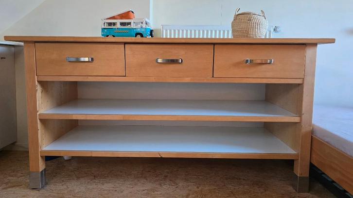 Commode | Meuble de cuisine, Maison & Meubles, Armoires | Dressoirs, Comme neuf, 150 à 200 cm, 50 à 75 cm, Avec tiroir(s), Avec tablette(s)