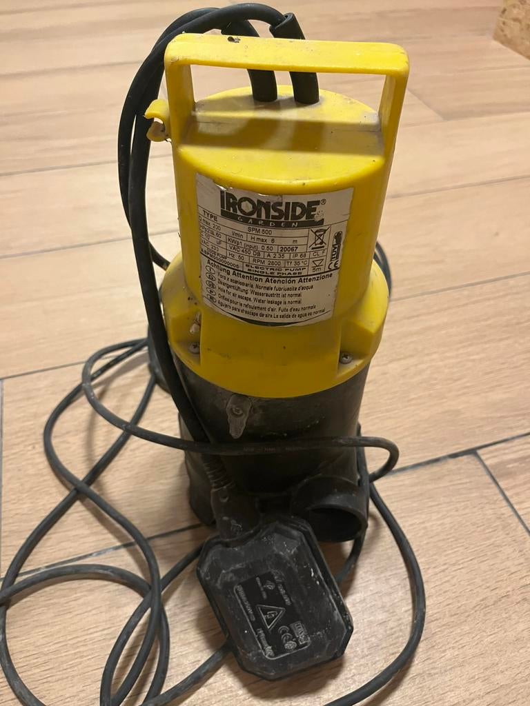 Dompelpomp, Ophalen, Zo goed als nieuw, Dompelpomp