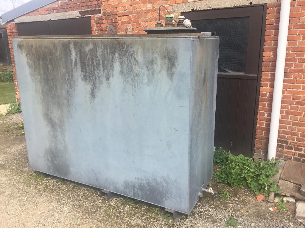 Mazout tank dubbelwandig, Ophalen, Gebruikt