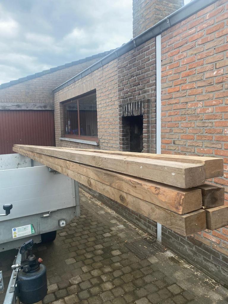 Grenen balken, Ophalen, Zo goed als nieuw, Balken