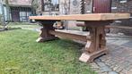 Eiken kloostertafel eettafel. 228x88 cm, Huis en Inrichting, Tafels | Eettafels, Landelijk stoer vintage, Eikenhout, 200 cm of meer