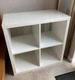 Armoire Ikea Kallax 2x2 blanche - 77x77 cm, Enlèvement, Utilisé