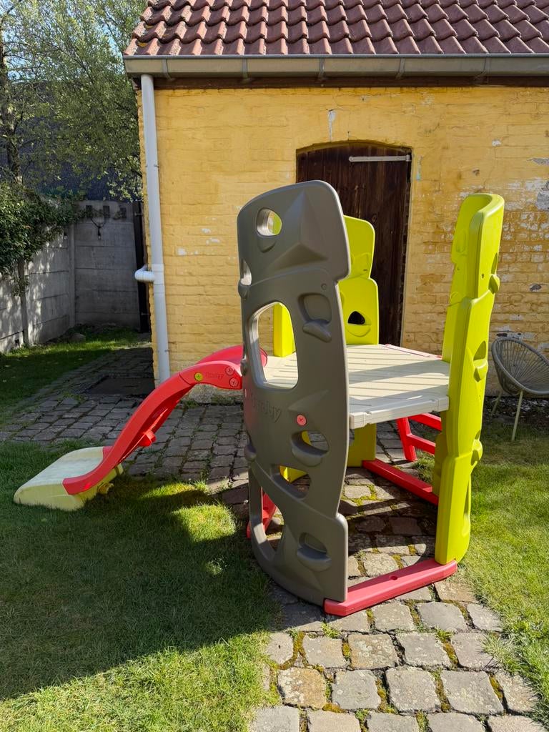 Smoby klimtoren, Kinderen en Baby's, Speelgoed | Buiten | Speeltoestellen, Ophalen, Zo goed als nieuw, Klimwand