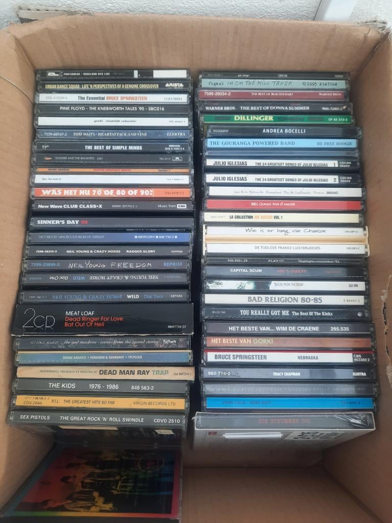220 CD's Punk - New Wave - 70-80-90  Happy Hippie, Cd's en Dvd's, Cd's | Overige Cd's, Ophalen, Gebruikt