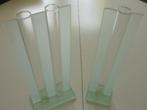 KOKER VAASJES SET, Ophalen of Verzenden, Nieuw, Glas, Minder dan 50 cm