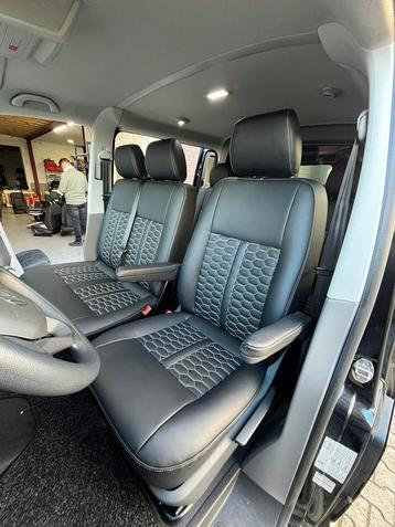 Vw t5 t6 bestuurdersstoel + bijrijders bank van nappa leer, Neuf, Enlèvement ou Envoi