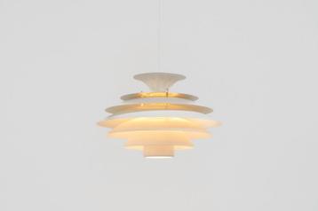 Vintage hanglamp van Jeka Metaltryk (Denemarken, jaren 70).  beschikbaar voor biedingen