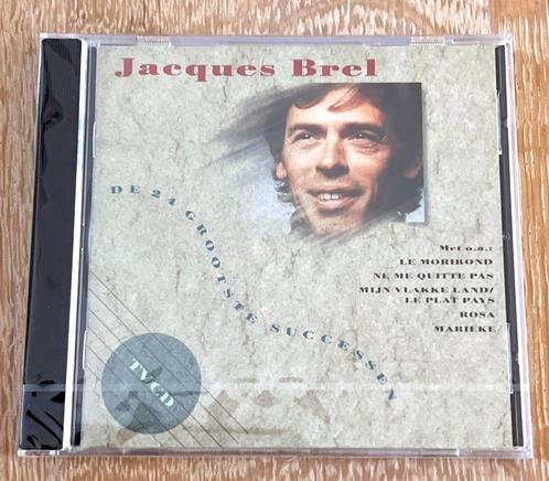Jacques Brel / CD De 24 grootste successen. NIEUW IN BLISTER, Cd's en Dvd's, Cd's | Franstalig, Nieuw in verpakking, Ophalen of Verzenden