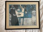 Kader (85x70 cm) De muziek - Klimt, Antiek en Kunst, Kunst | Litho's en Zeefdrukken, Ophalen