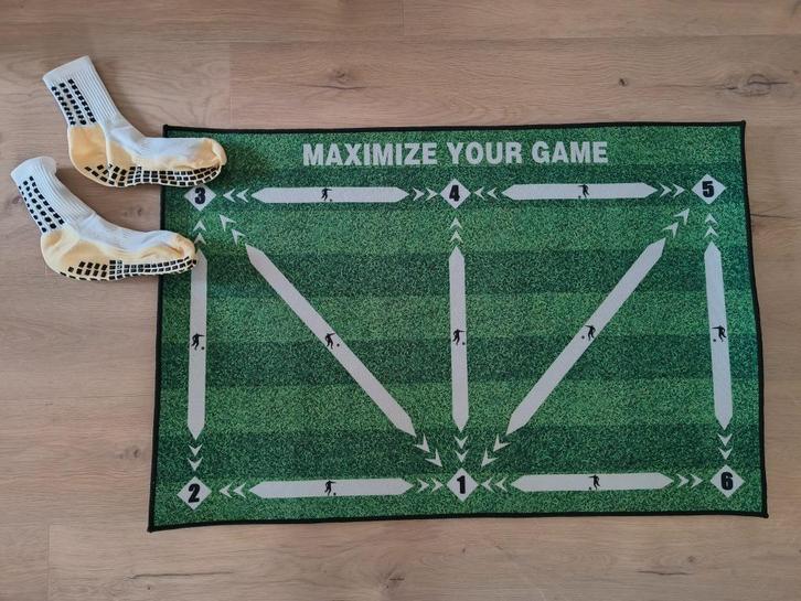 Voetbalmat + gripkousen, Sport en Fitness, Voetbal, Nieuw, Overige typen, Ophalen