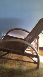 Rotan zetel verstelbaar, Ophalen, Gebruikt, Rotan, Verstelbaar