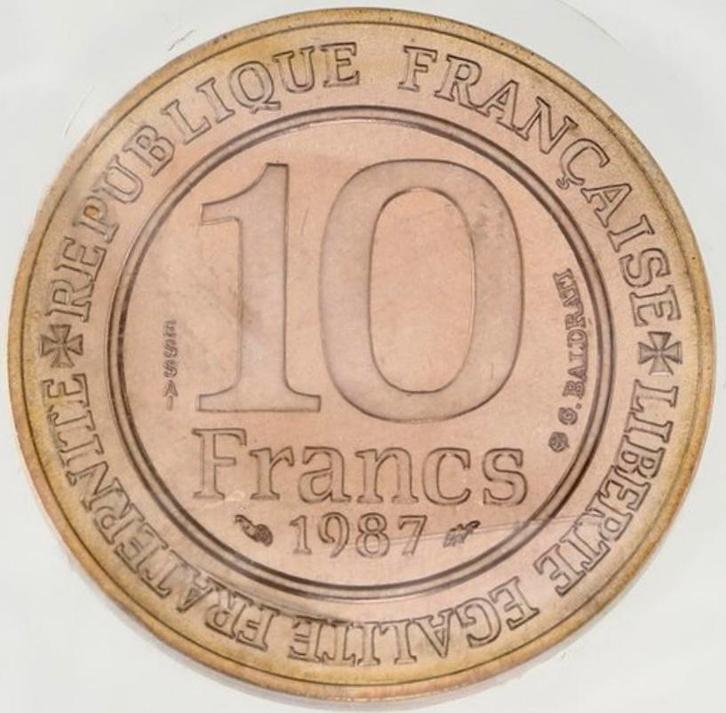 10 Frank Millennium Capetiaanse munt (Essay), Postzegels en Munten, Munten | Europa | Niet-Euromunten, Frankrijk, Ophalen of Verzenden